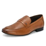 Salient Cognac Moccasin Stylish Leather Shoes For Men's SKU CODE CG-2104