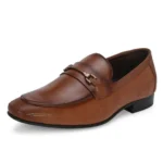 Salient Tan Moccasin Stylish Leather Shoes For Men's SKU CODE TN-2112