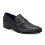 Salient Black Moccasin Stylish Leather Shoes For Men’s SKU BK-1761