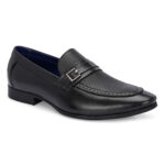 Salient Black Moccasin Stylish Leather Shoes For Men’s SKU CODE BK-601